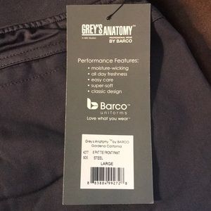 Greys anatomy steel scrub pants